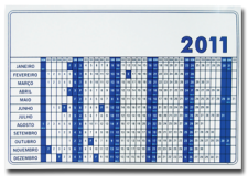 Clique para ampliar! - Calendário Mesa 069001