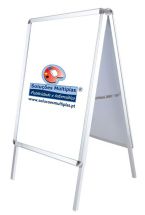 Clique para ampliar! - Expositor alumínio duas faces