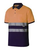 Clique para ampliar! - Polo laboral bicolor SMV-305513