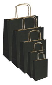 Clique para ampliar! - Sacos em Papel Kraft de cor preta