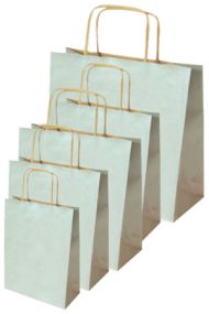 Clique para ampliar! - Sacos em Papel Kraft de cor prata