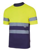 Clique para ampliar! - T-shirt laboral bicolor SMV-305506